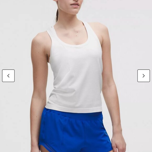 Lululemon Athletica Swiftly Tech Racerback Size 6 in White - Picture 1 of 8
